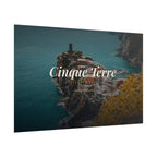 Cinque Terre Travel Poster — Rolled Wall Art