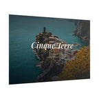 Cinque Terre Travel Poster — Rolled Wall Art