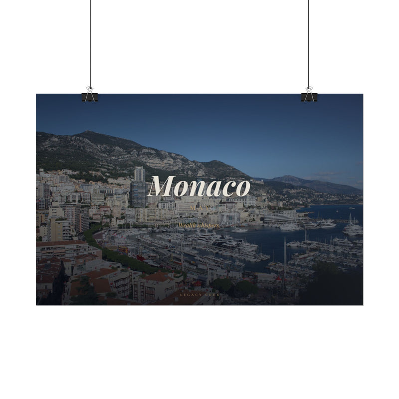 Monaco Travel Poster