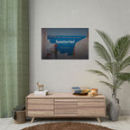 Santorini Travel Poster - Rolled Wall Art