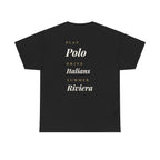 'Polo Italians Riviera' Graphic Tee - Premium