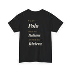'Polo Italians Riviera' Graphic Tee - Premium