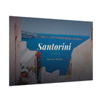 Santorini Travel Poster - Rolled Wall Art