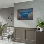 Santorini Travel Poster - Rolled Wall Art