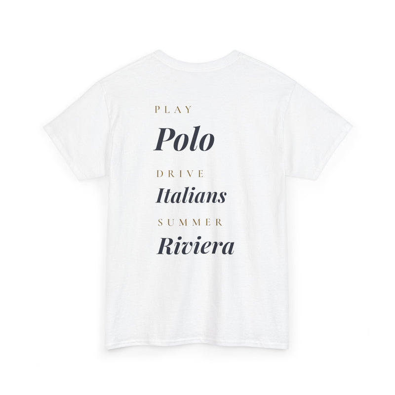 'Polo Italians Riviera' Graphic Tee - Premium