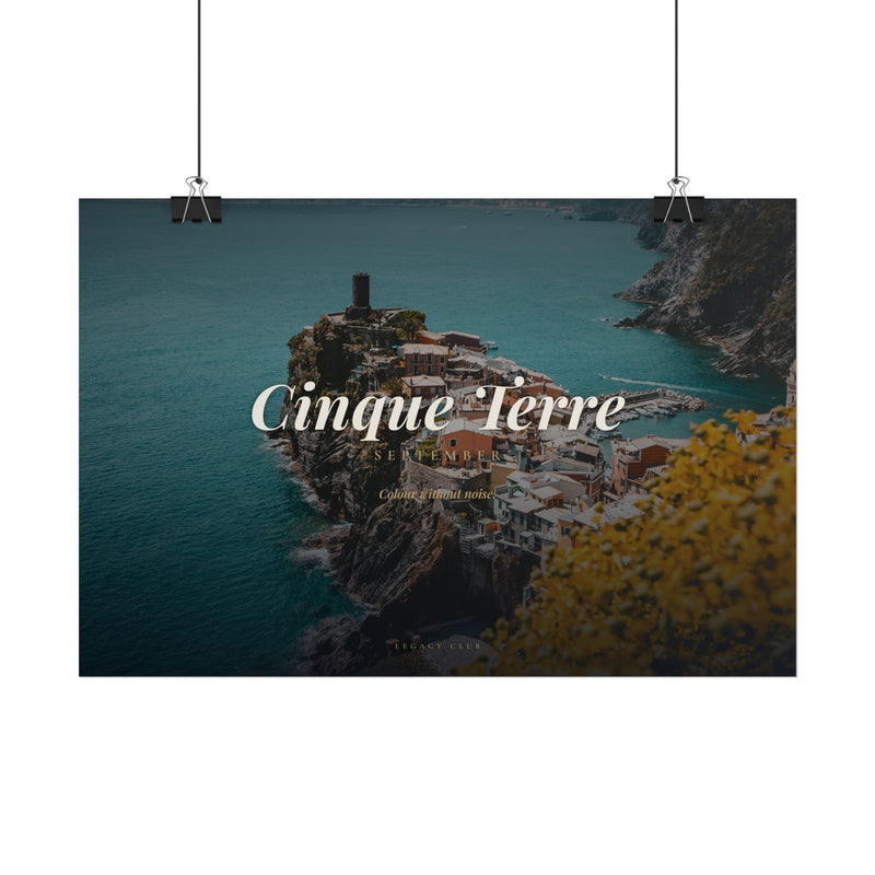 Cinque Terre Travel Poster