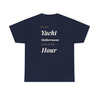 "Play Yacht, Mediterranean Golden Hour" - Premium