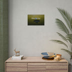 Golf Poster — "Slow Swing." Motivational Golf Wall Art (Rolled Poster)