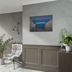 Santorini Travel Poster - Rolled Wall Art