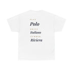 'Polo Italians Riviera' Graphic Tee - Premium