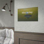 Golf Poster — "Slow Swing." Motivational Golf Wall Art (Rolled Poster)