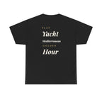 "Play Yacht, Mediterranean Golden Hour" - Premium