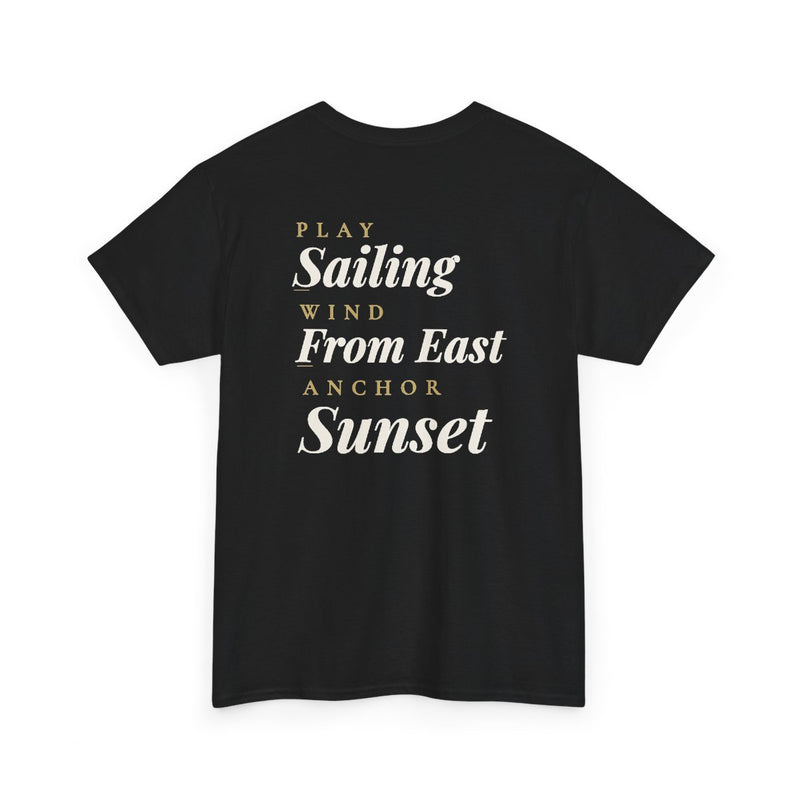 "Sailing From East Anchor Sunset" - Premium