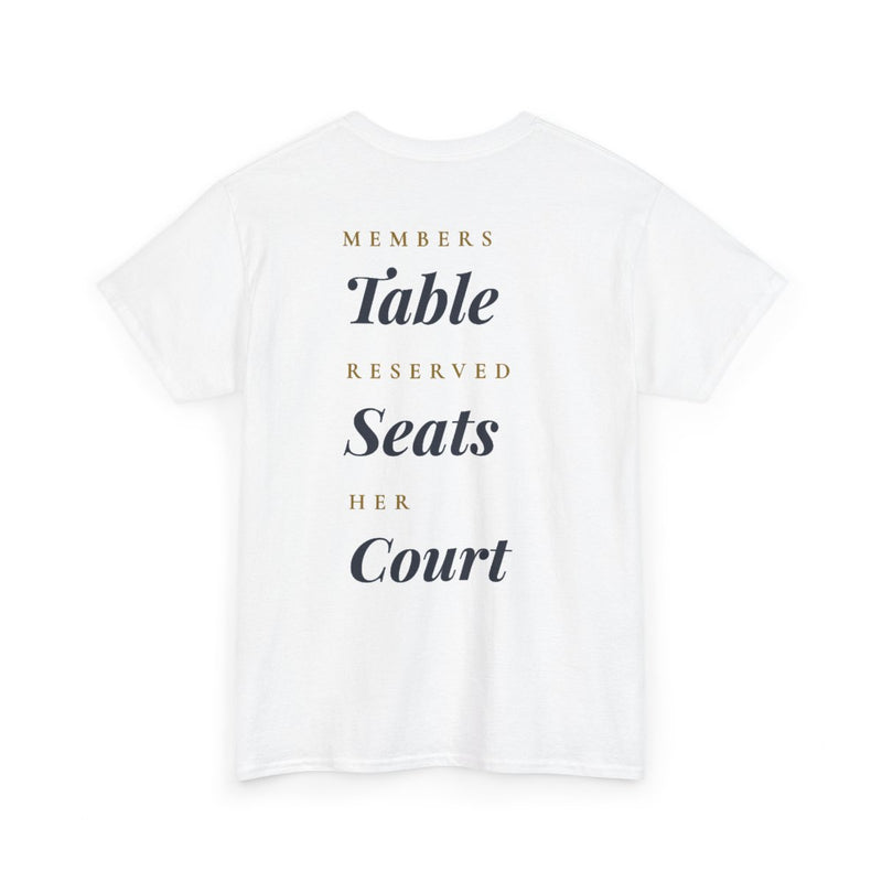 "Members Table, Reserved Seats, Her Court" - Premium